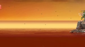 Ценой всего червяк герой подрывает бананобомбой агрегат Worm23