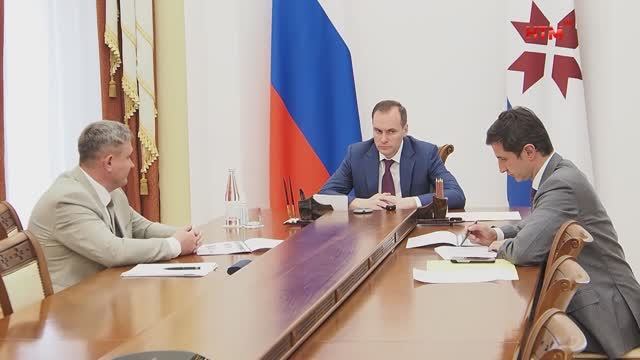 Глава республики обсудил работу Мордовцемента