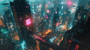 Replicant Cyberchill - 100 hr Moody  Rainy  Blade Runner Ambient Soundscape
