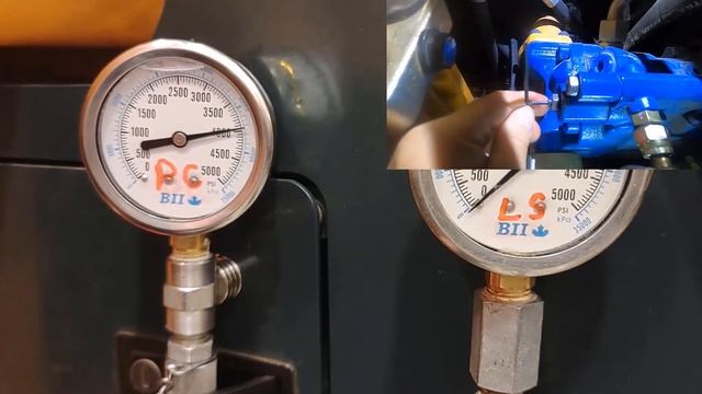 Регулировка гидравлического насоса с компенсацией на смотреть онлайн