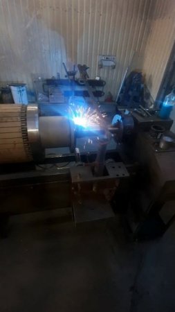 Восстановление вала ротора электродвигателя 750 кВт. Обращайтесь в "Промвектор", promvektor31.ru