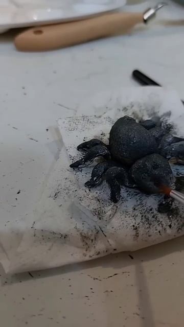 Интерьерная картина из штукатурки "Космический паук" # смотреть онлайн