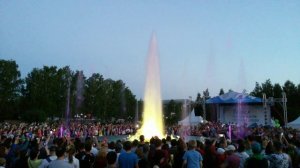 Светомузыкальный Фонтан Молодости. Томск