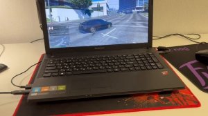 Тест GTA 5 на Ноутбуке Lenovo, 4 ядра A6-5200M, HD 8570M, 6GB, SSD 256GB