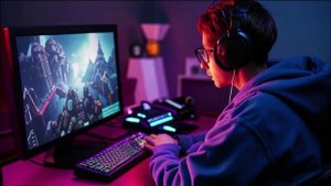 Заставка «сетка» для геймерского YouTube-канала — сделано в Clipchamp