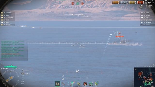 Мир кораблей 139к урона на Mainz в ранговом бою смотреть онлайн