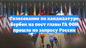 Голосование по кандидатуре Бербок на пост главы ГА ООН прошло по запросу России