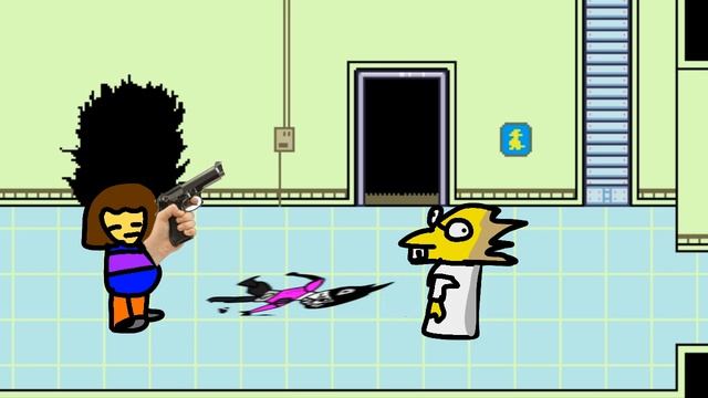 Все жаркоземье за 12 секунд! Undertale смотреть онлайн