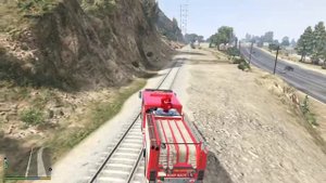 СМОЖЕТ ЛИ РЕАКТИВНЫЙ САМОЛЕТ ОСТАНОВИТЬ ПОЕЗД В GTA V! Э?