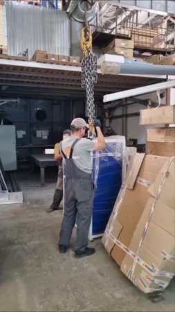 Отправка материалов для строительства Клетки Фарадея по проекту поставки МРТ Siemens Symphony Tim