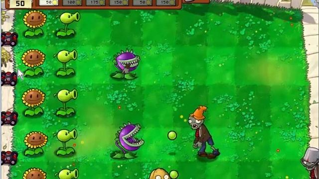 Прохождение: Растения против Зомби. Уровень 1-8 / Plants vs Zo смотреть онлайн