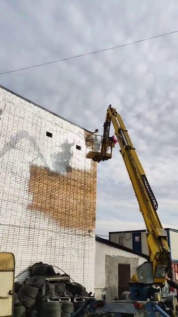 безвоздушная покраска фасада здания смотреть онлайн