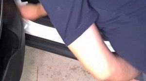 Защита порогов на Москвич 3 | нержавейка + винил