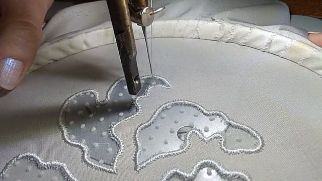 Изнаночная аппликация на швейной машине. смотреть онлайн