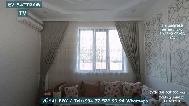 Novxanıda, "Mariana Trench" restoranına Yaxın Ev Satılır 12 Sotda/Недвижимость/ EV смотреть онлайн