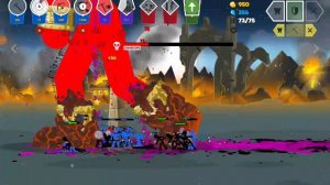 Я прошел Stick War Saga Полностью последняя битва!