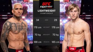 Чарльз Оливейра против Пэдди Пимблетта Полный бой - UFC 5 Fight Night