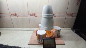 Делаем обогреватель из свечей !!!