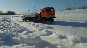 Самодельная модель КамАЗ - 5410