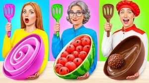 Кулинарный Челлендж_ Я против Бабушки _ Вкусные Рецепты