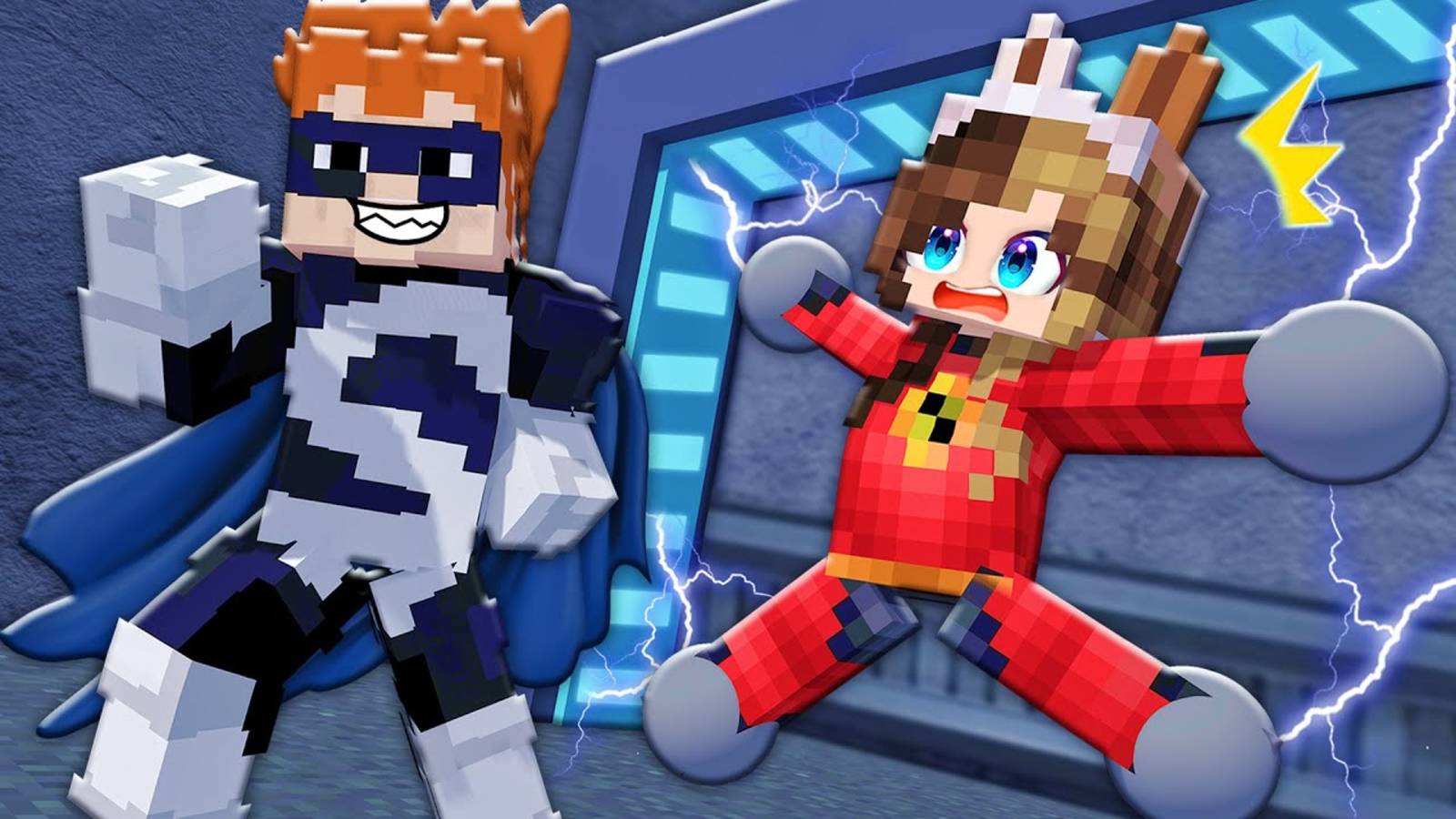 СУПЕРСЕМЕЙКА В MINECRAFT! МАЙНКРАФТ НО СУПЕРГЕРОЙ ЭТО КРОЛИК БАФФИ