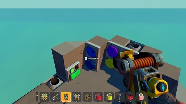 !!Scrap Mechanic!! Обзор на мой двух винтовой поршневой ВЕРТОЛ смотреть онлайн