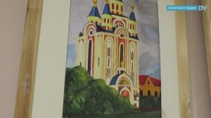 Открытие выставки детских рисунков "Таланты юных - любимому городу"
