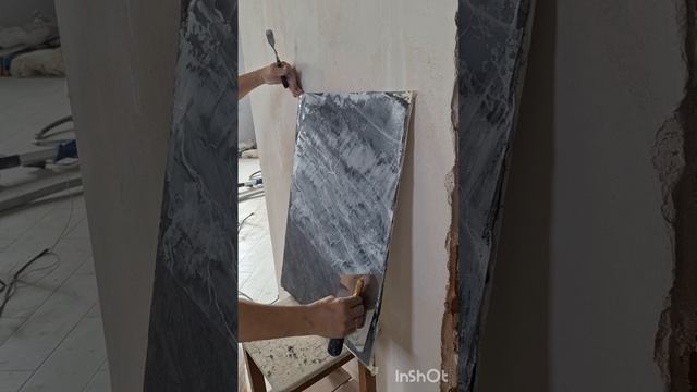 Венецианская штукатурка.  Нанесение. смотреть онлайн