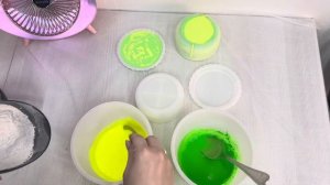 Какой получился лучше? Двухцветное окрашивание гипса