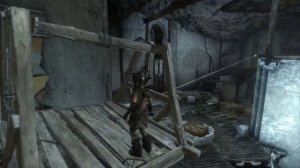 Rise of the tomb raider Баба Яга Как достать документ за движущимися платформами.