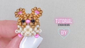 Как сделать милого Мини амигуруми Хомяка из бисера ?