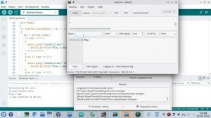 Подключаем терминал Cutecom к Arduino Nano и управляем