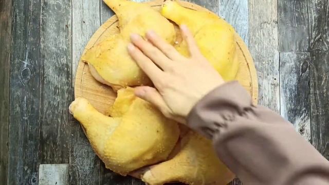 Курица в духовке с хрустящей корочкой! Рецепт.