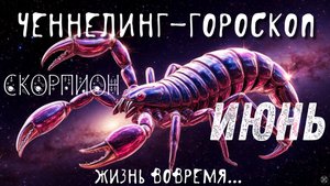Скорпион. Июнь. Ченнелинг-гороскоп. Жизнь вовремя.