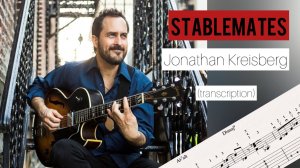 Jonathan Kreisberg - Stablemates (Transcription)