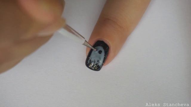 Хелоуин лесен маникюр с духчета || Halloween Ghost Mani || Aleks'Nails смотреть онлайн