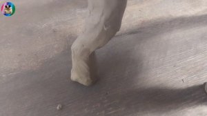 Как слепить Брахиозавра из фильма ,,Парк юрского перио