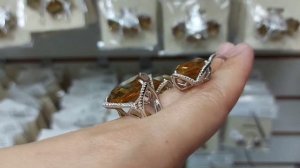 Комплекты с султанитами в родии