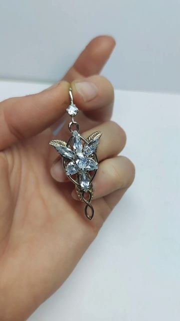EvenStar Pendant, Arven jewelry, Silver Aquamarines Pendant. Кулон Свет вечерней ? смотреть онлайн