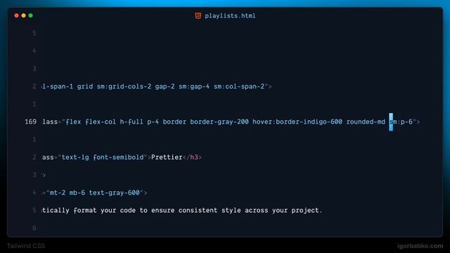 Верстка на Tailwind CSS #20 - Адаптация страницы плейлистов смотреть онлайн