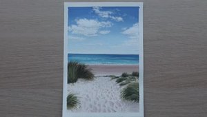 Легко и красиво пишем берег моря гуашью / Живопись для начинающих