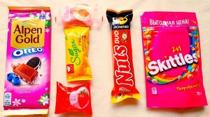 АСМР. Раскладывание и распаковка сладостей, шуршание оберток.