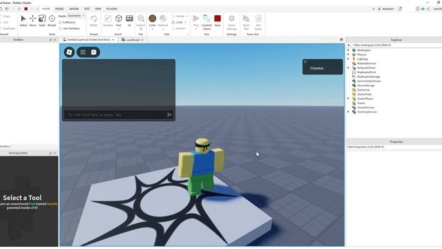 Как сделать бег в Roblox Studio