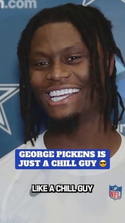 George Pickens: chill guy