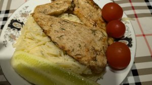 Наш поздний, но очень вкусный ужин.