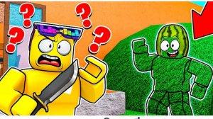 Играю в Роблокс "камуфляж скрыть и искать"