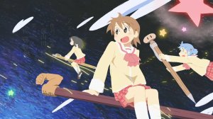 Мелочи жизни. Эндинг 1 (3 версии) / Nichijou. En 1 (3 versions)