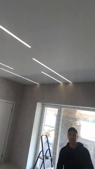 Как делаются натяжные потолки с световыми линиями смотреть онлайн