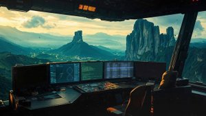 Sentinel Ridge  Sci-Fi Outpost Ambience – Deep Focus & Calm Coding Environment
