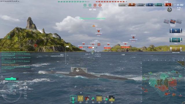 МИР КОРАБЛЕЙ ПЛ U-4501 190к дамага ,3 фрага, 3500 чистого опыт? смотреть онлайн